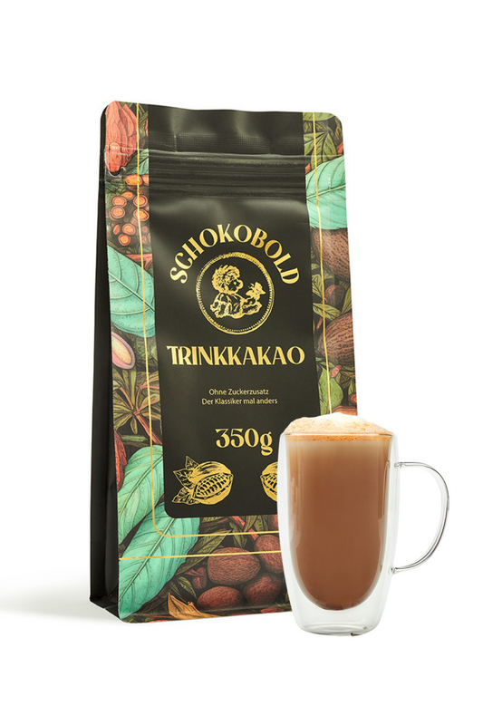 The Classic, just better. Hot-Chocolate without Added Sugar. Vegan